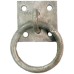 Ring on Plate - 8mm Diameter - Galvanised