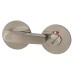 Anti-Bacterial Disabled Bathroom Turn & Release - 50mm Diameter - Satin Stainless Steel