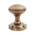 Exel Victorian Mortice Door Knob - 57mm Rose Diameter - Antique Brass