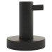 Hampstead Knurled Robe Hook - 57 x 30 x 60mm - Matt Black