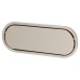 Exel Eccles Oval Flush Cabinet Pull Handle - 117 x 47mm - Satin Nickel 
