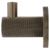 Exel Knurled Single Coat Hook - 50 x 25mm - Antique Brass
