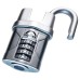 Squire Vulcan Combination Closed Shackle Padlock - 50mm Body - 22 x 15mm Shackle - Blue 