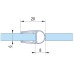 Bohle Clear PVC Shower Seal - Bubble Seal - Suits 6-8mm Glass