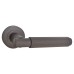 Serozzetta by Carlisle Brass Matt Bronze Knurled Door Handles on Round Rose - Varese Range 