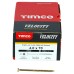 TIMCO Velocity Pozi Countersunk Wood Screws - 4.0 x 70mm - Yellow Zinc - Pack of 200