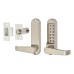 Borg BL5401 Push Button Code Lock and Tubular Latch - Stainless Steel