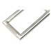 From The Anvil Brompton Rectangular Knurled Door Knocker - 145 x 90mm - Satin Stainless Steel