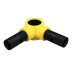 FibreRail Corner - Key Clamp System - Mid Rail - Yellow