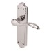 Carlisle Brass Polished Chrome Scroll Latch Door Handle - Madrid Range - 180 x 45mm