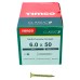 TIMCO Classic Pozi Countersunk Wood Screws - 6.0 x 50mm - Yellow Zinc - Pack of 200