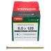 TIMCO Classic Pozi Countersunk Wood Screws - 6.0 x 120mm - Yellow Zinc - Pack of 100