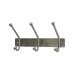 Jedo Hat & Coat Hook Rail - 250 x 40mm - 3 Hooks - Satin Stainless Steel