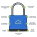 Squire Marine Grade All Weather Padlock - 50mm Body - 29 x 28mm Shackle - Keyed Alike - Blue