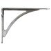 Olde Forge Curved Shelf Bracket - 249 x 174mm - Pewter