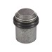 Olde Forge Round Oval Floor Door Stop - 42 x 30mm - Pewter