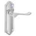 Exel Polished Chrome Scroll Latch Door Handle - Ashmead Range - 168 x 46mm