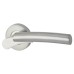 Jigtech Polished/Satin Chrome Door Handles on Round Rose - Ultro Range 