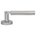 Jigtech Polished/Satin Chrome Door Handles on Round Rose - Ultro Range 