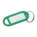 Key Ring Tag - 48 x 21mm - Green - Pack of 10