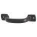 Olde Forge 22mm D-Bar Cabinet Pull Handle - 107mm Centres - Smooth Black