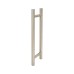 Exel 25mm T-Bar Door Pull Handle - Back to Back - 305mm Centres - Satin Stainless Steel
