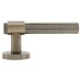 Hampstead Antique Brass Lines Door Handles on Round Rose - Eva Range 