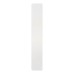 Exel Plastic Plain Finger Plate - 450 x 75 x 1.5mm - White