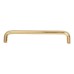 Exel 10mm D-Bar Cabinet Pull Handle - 156mm Centres - Polished Brass