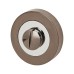 Excel Bathroom Turn & Release - 52mm Diameter - Polished Chrome/Black Nickel