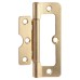Hurlinge Cabinet Hinge - 100 x 60 x 2mm - Polished Brass - Pair