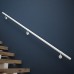 Rothley 40mm Handrail Banister Staircase Rail Support Kit - 3600mm Length - Matt White Rothley 40mm Handrail Banister Staircase Rail Support Kit - 3600mm Length - Matt White