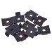 From The Anvil Standard Flat Bookcase Clip - Black Powder Coated - Pack of 10