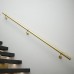 Rothley 40mm Handrail Banister Staircase Rail Support Kit - 3600mm Length - Satin Brass Rothley 40mm Handrail Banister Staircase Rail Support Kit - 3600mm Length - Satin Brass