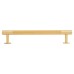 Carlisle Brass 13mm Knurled T-Bar Cabinet Pull Handle - 160mm Centres - Satin Brass