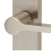 Exel Satin Nickel Latch Door Handle - Farley Range - 200 x 42mm