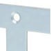 Tee Plate - 100mm Length - Zinc Plated - Pack of 10