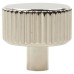 Hendel & Hendel Barrington Round Cabinet Knob - 32mm Diameter - Polished Nickel