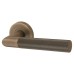 Jigtech Tactil Latch Door Handle on Rose Kit - Passage - Matt Antique Brass
