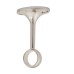 Rothley 25mm Hanging Rail Centre Bracket - Brushed Nickel