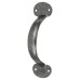 Olde Forge Bean D-Bar Door Pull Handle - Screw Fix - 125mm Centres - Pewter