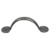 Olde Forge Bean D-Bar Door Pull Handle - Screw Fix - 125mm Centres - Pewter