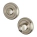 Exel Bathroom Turn & Release - 50mm Diameter - Satin Nickel