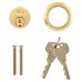 Yale 1109 Replacement Rim Cylinder - Polished Brass - Keyed to Differ