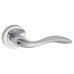 Exel Polished Chrome Door Handles on Round Rose - Sussex Range 
