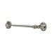 Hampstead Heavy Duty Cabin Hook & Eye - 150mm Length - Satin Nickel