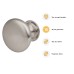 Exel Domed Round Cabinet Knob - 28mm Diameter - Satin Chrome