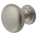 Exel Domed Round Cabinet Knob - 28mm Diameter - Satin Chrome