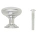 Exel Domed Round Cabinet Knob - 28mm Diameter - Satin Chrome