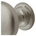 Exel Domed Round Cabinet Knob - 28mm Diameter - Satin Chrome